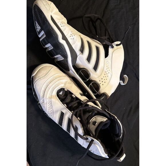 Adidas A Cub. 467802 High Tops White/Black/MT Silver‎...